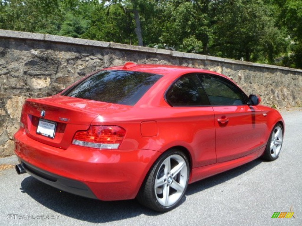 2010 1 Series 135i Coupe - Crimson Red / Black photo #4