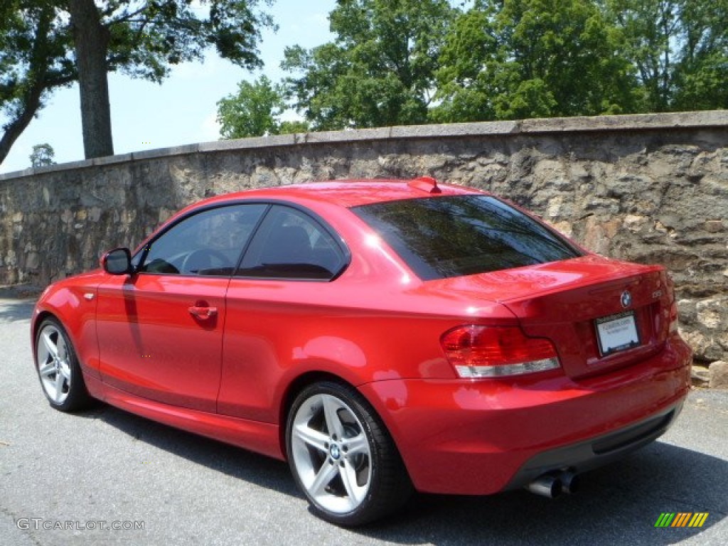 2010 1 Series 135i Coupe - Crimson Red / Black photo #6