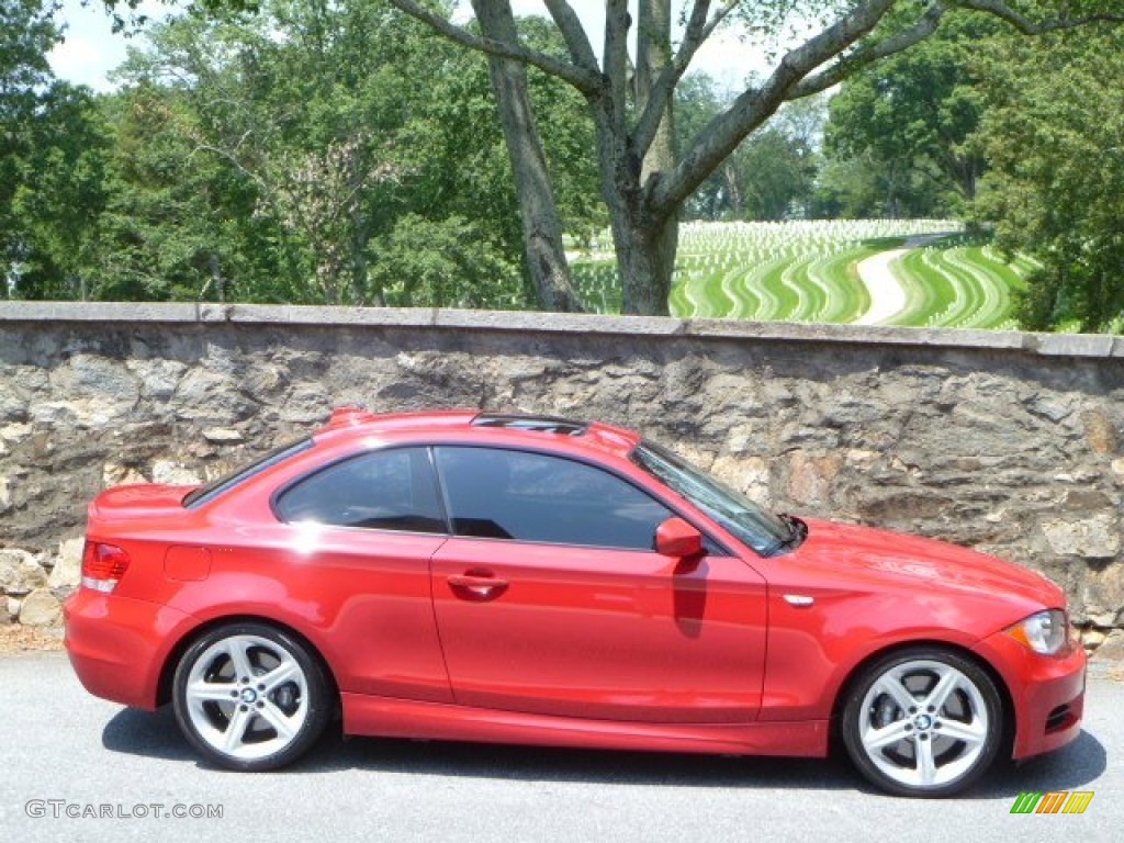 Crimson Red 2010 BMW 1 Series 135i Coupe Exterior Photo #50929815