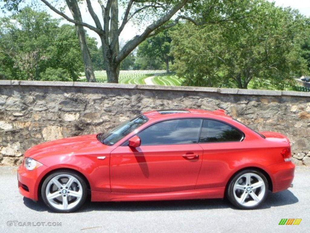 Crimson Red 2010 BMW 1 Series 135i Coupe Exterior Photo #50929830