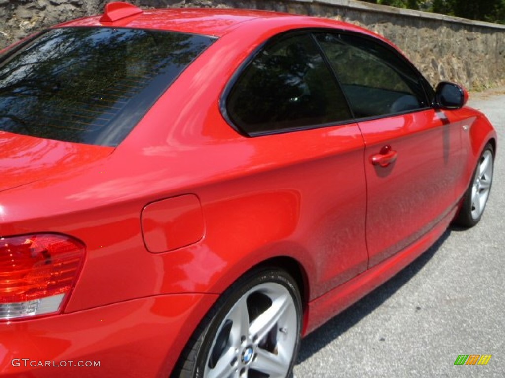 2010 1 Series 135i Coupe - Crimson Red / Black photo #13