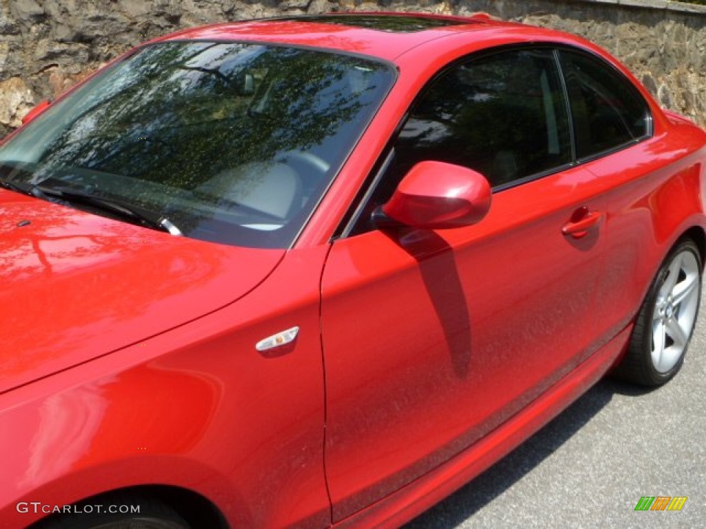 2010 1 Series 135i Coupe - Crimson Red / Black photo #17