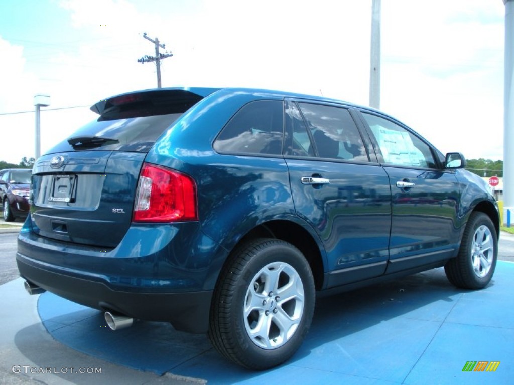 Mediterranean Blue Metallic 2011 Ford Edge SEL Exterior Photo #50930358