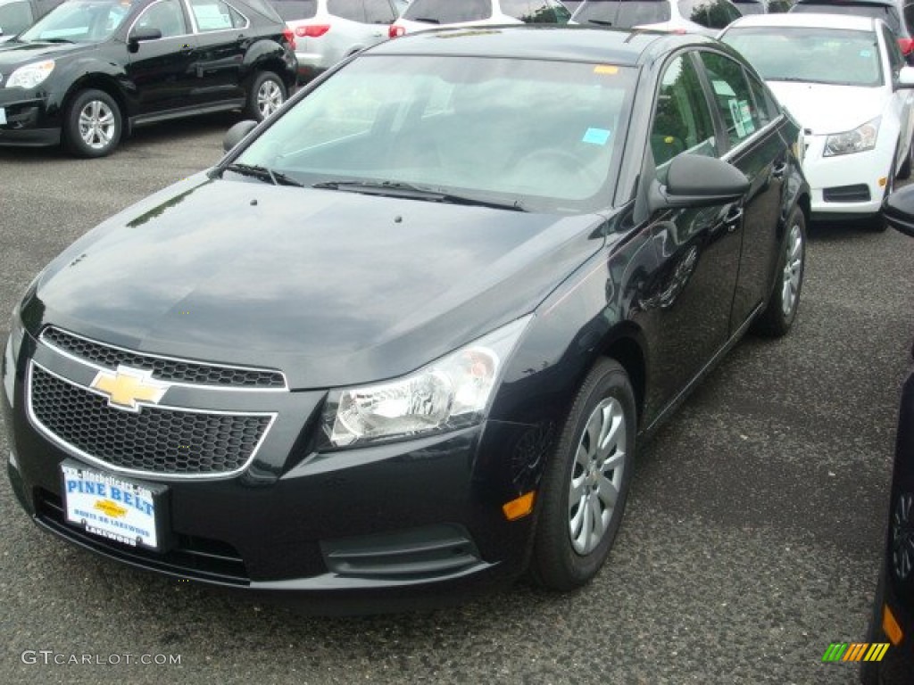 2011 Cruze LS - Black Granite Metallic / Jet Black/Medium Titanium photo #1