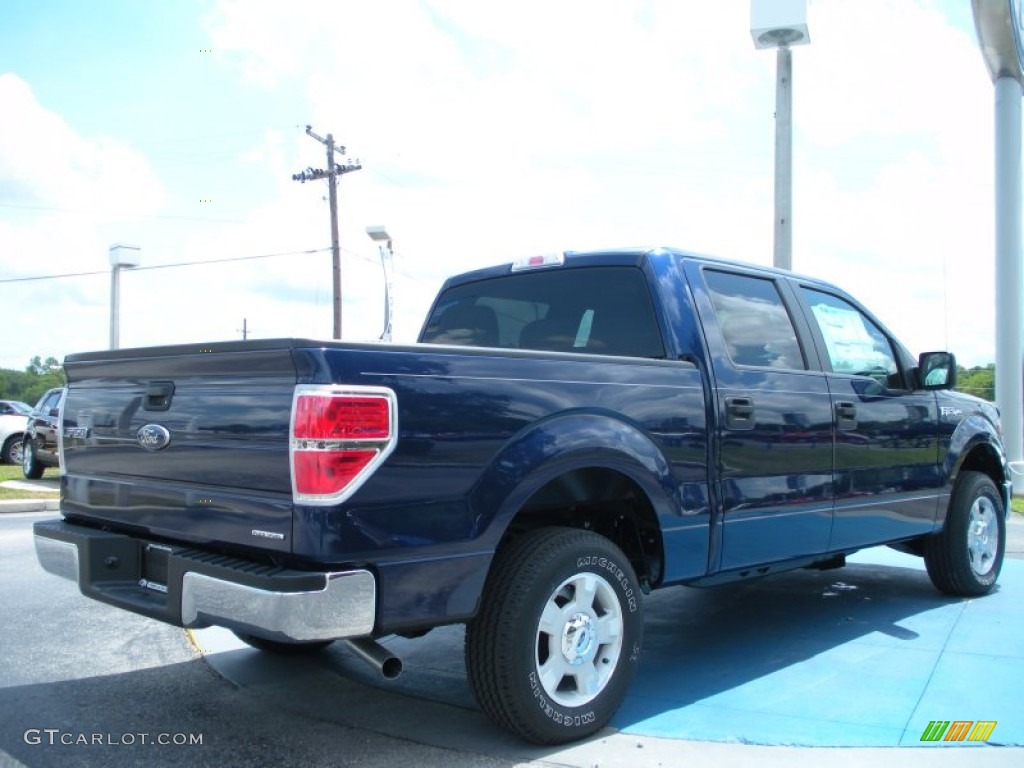 Dark Blue Pearl Metallic 2011 Ford F150 XLT SuperCrew Exterior Photo #50930715
