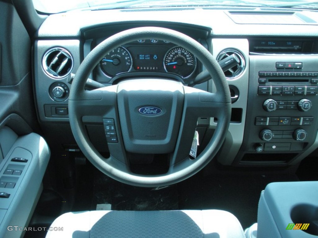 2011 Ford F150 XLT SuperCrew Steel Gray Dashboard Photo #50930796