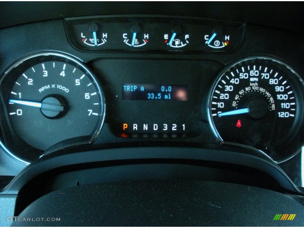 2011 Ford F150 XLT SuperCrew Gauges Photo #50930805