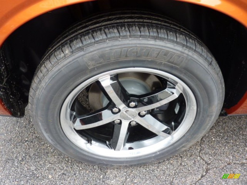 2011 Challenger Rallye - Toxic Orange Pearl / Dark Slate Gray photo #11