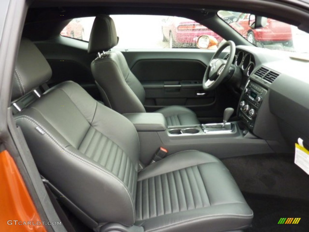 2011 Challenger Rallye - Toxic Orange Pearl / Dark Slate Gray photo #13