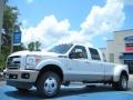 2011 Oxford White Ford F350 Super Duty King Ranch Crew Cab 4x4 Dually  photo #1