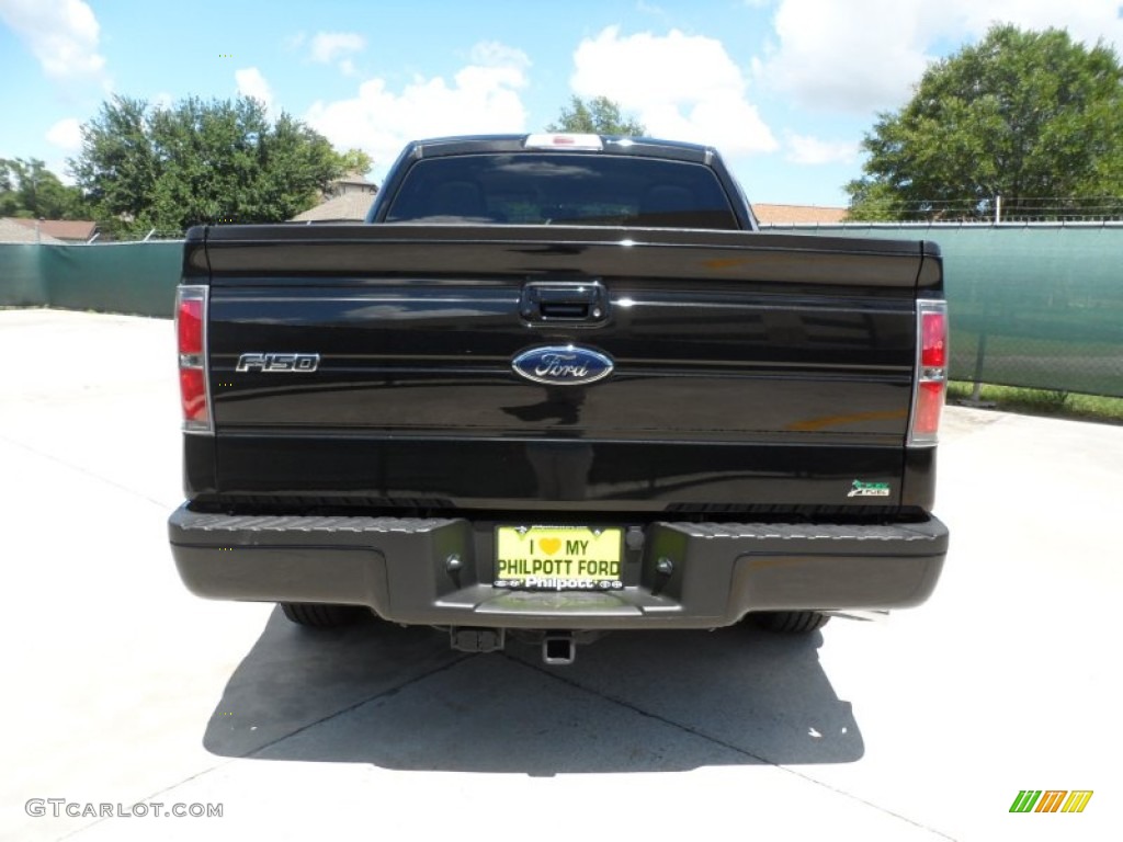 2010 F150 FX2 SuperCrew - Tuxedo Black / Black photo #4