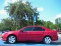 2011 Red Candy Metallic Ford Fusion SE  photo #2