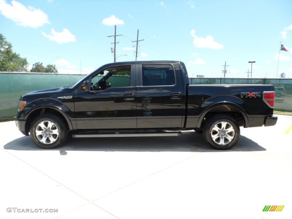 2010 F150 FX2 SuperCrew - Tuxedo Black / Black photo #6