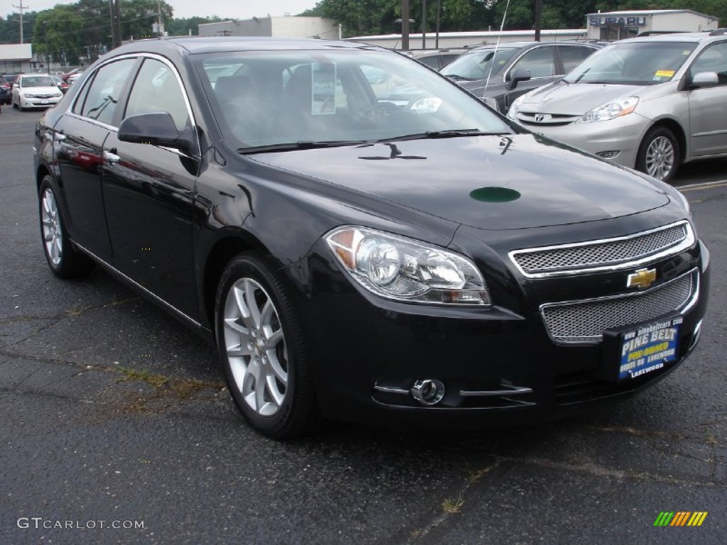 2011 Malibu LTZ - Black Granite Metallic / Ebony photo #3