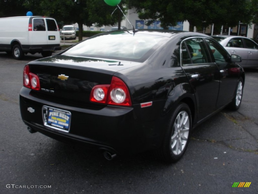 2011 Malibu LTZ - Black Granite Metallic / Ebony photo #4