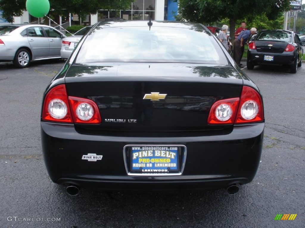 2011 Malibu LTZ - Black Granite Metallic / Ebony photo #5