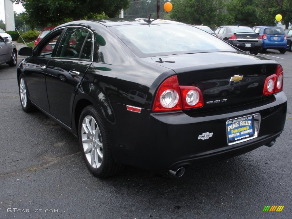 2011 Malibu LTZ - Black Granite Metallic / Ebony photo #6