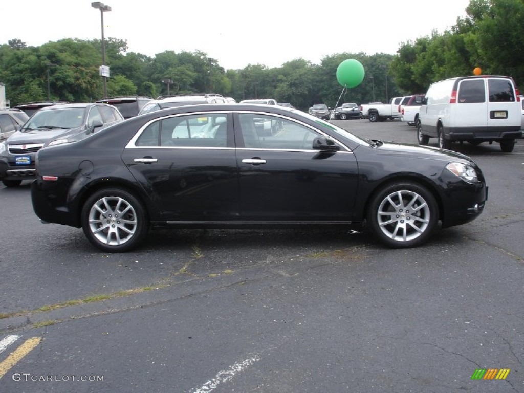 2011 Malibu LTZ - Black Granite Metallic / Ebony photo #7