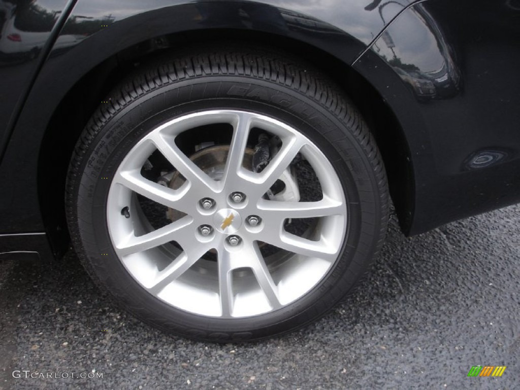 2011 Malibu LTZ - Black Granite Metallic / Ebony photo #8