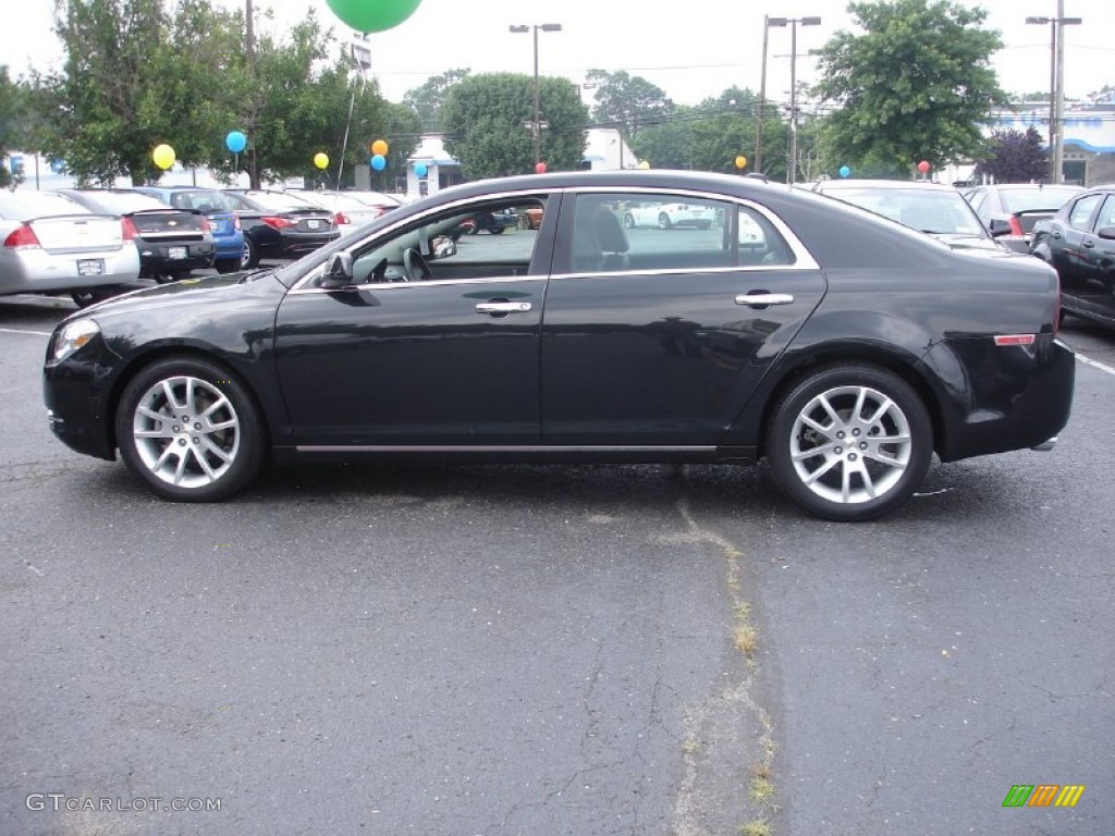 2011 Malibu LTZ - Black Granite Metallic / Ebony photo #9