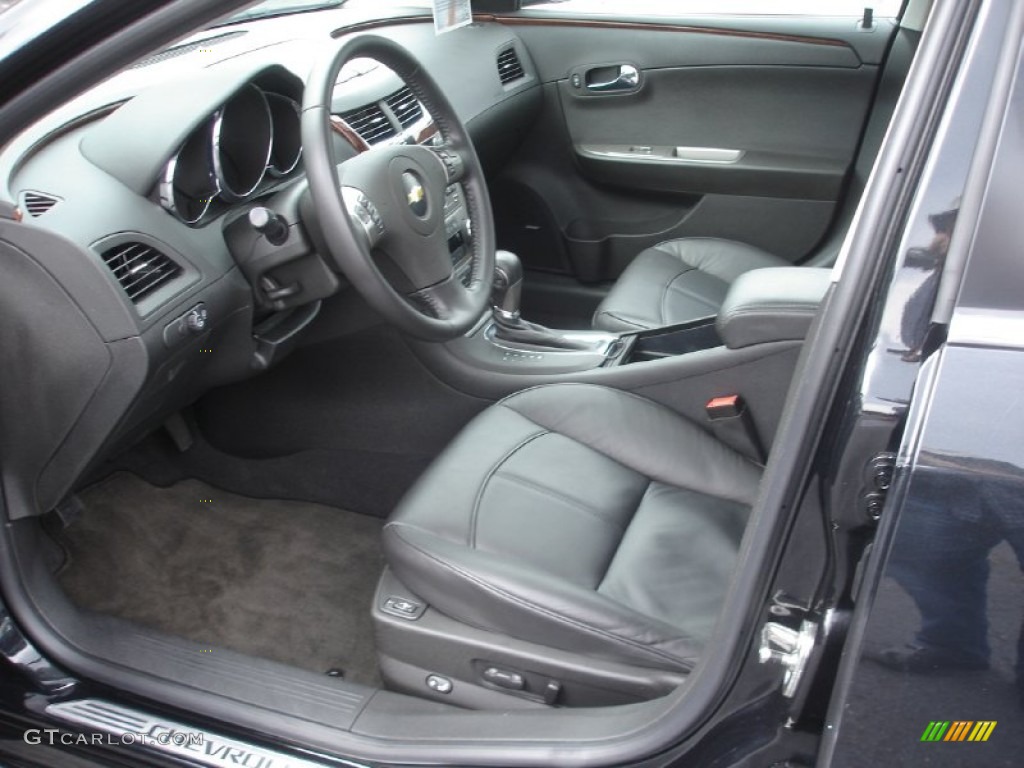 2011 Malibu LTZ - Black Granite Metallic / Ebony photo #10