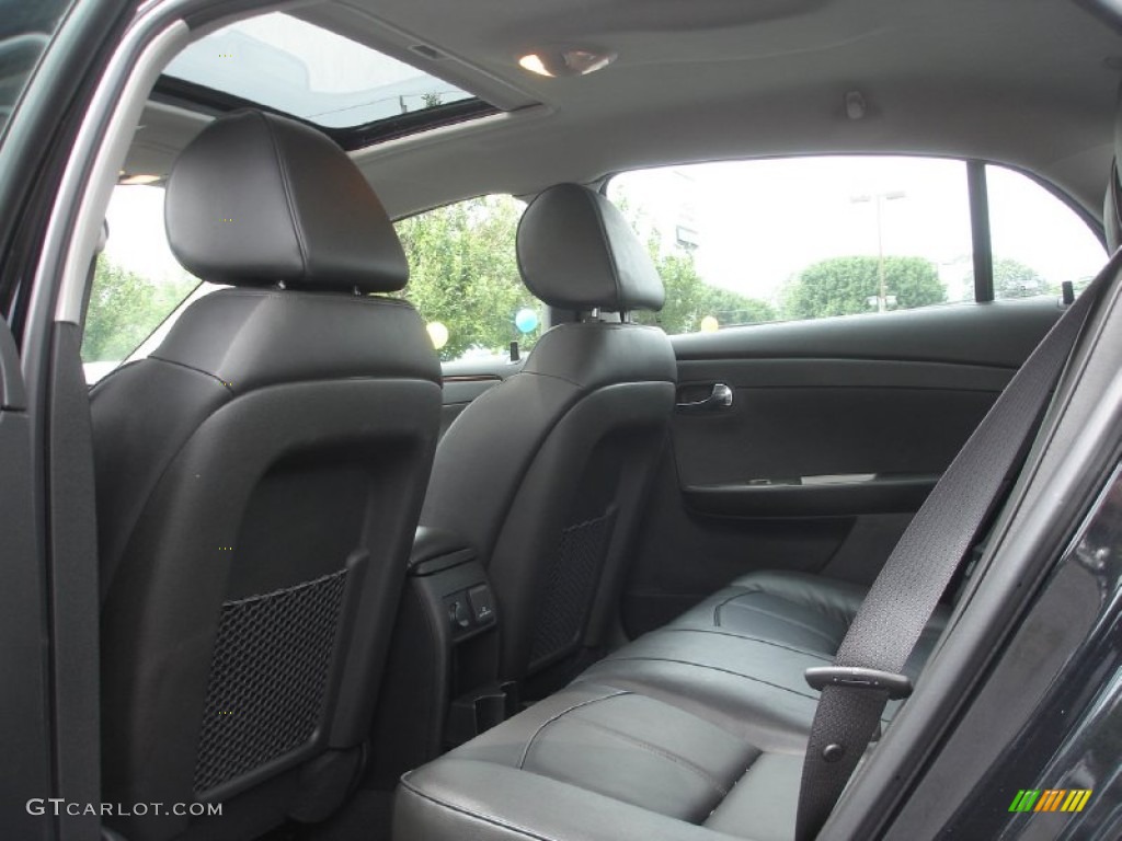 2011 Malibu LTZ - Black Granite Metallic / Ebony photo #11