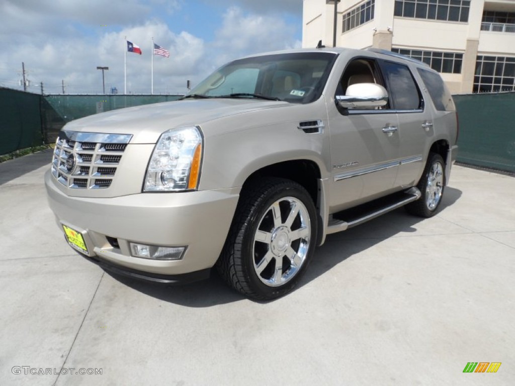 2007 Escalade AWD - Gold Mist / Cocoa/Light Cashmere photo #7