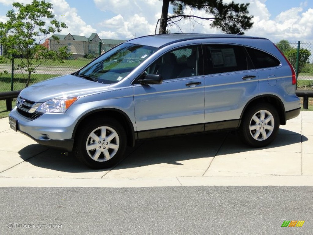 2011 CR-V SE - Glacier Blue Metallic / Gray photo #11