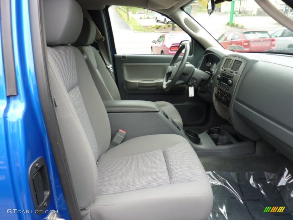 Medium Slate Gray Interior 2007 Dodge Dakota TRX4 Club Cab 4x4 Photo #50933439