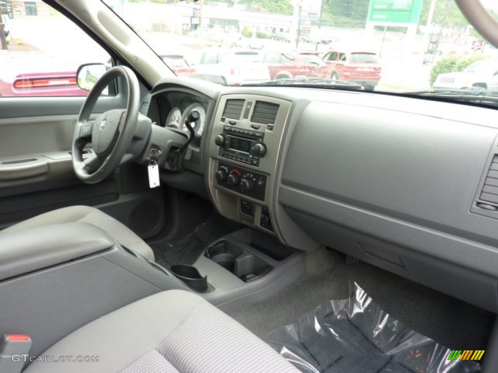 2007 Dodge Dakota TRX4 Club Cab 4x4 Medium Slate Gray Dashboard Photo #50933454