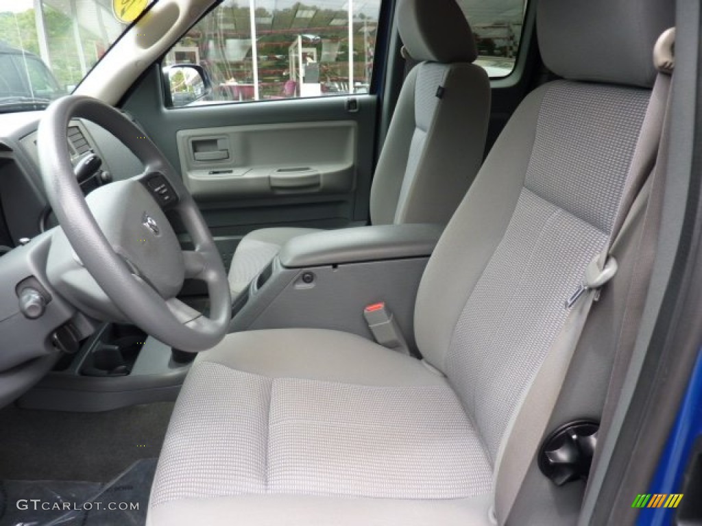 Medium Slate Gray Interior 2007 Dodge Dakota TRX4 Club Cab 4x4 Photo #50933493
