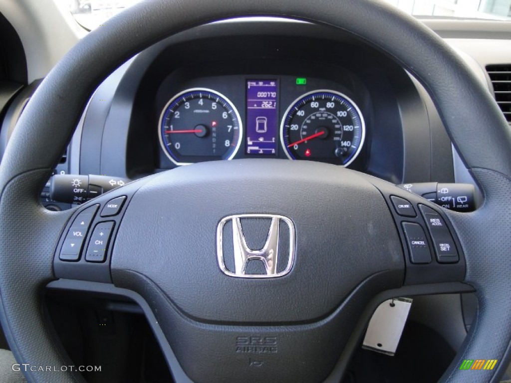 2011 Honda CR-V SE Gray Steering Wheel Photo #50933505