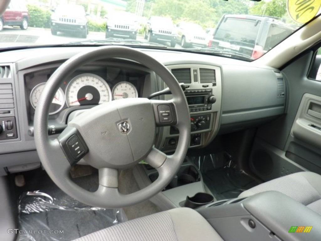 Medium Slate Gray Interior 2007 Dodge Dakota TRX4 Club Cab 4x4 Photo #50933520