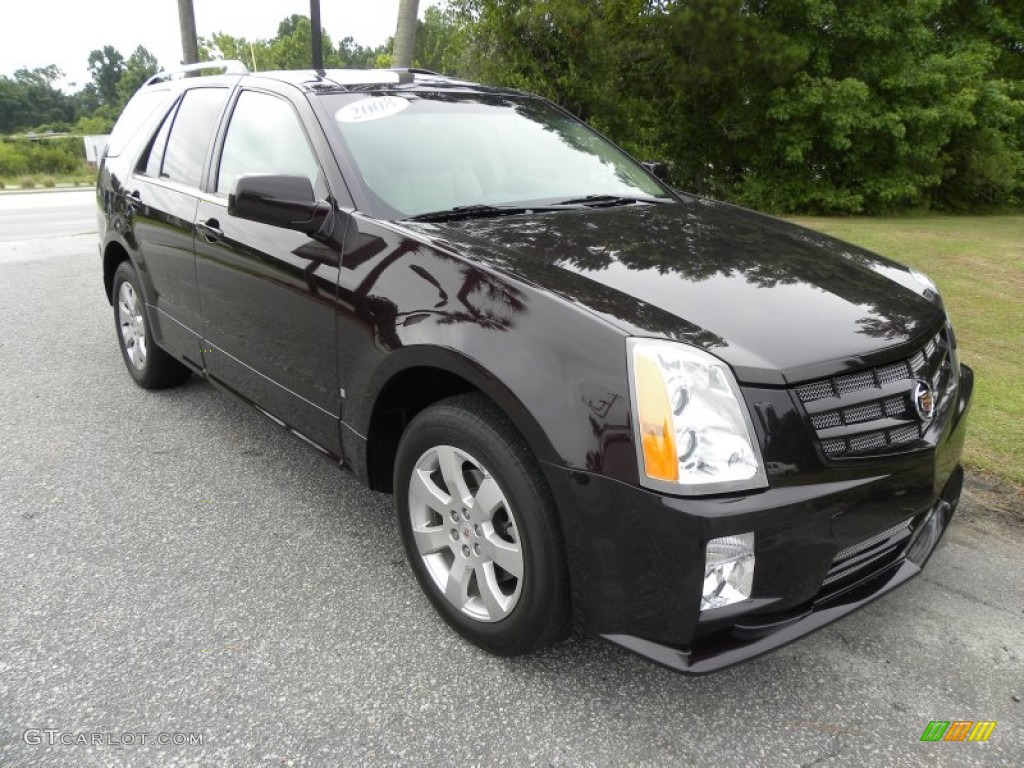 2008 SRX V6 - Black Cherry / Cashmere/Cocoa photo #1