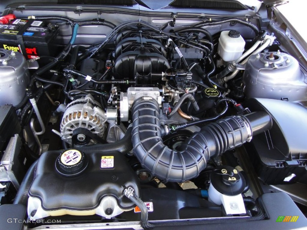 2007 Mustang V6 Premium Coupe - Tungsten Grey Metallic / Medium Parchment photo #28