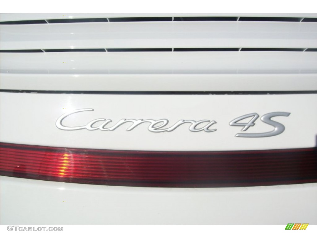 2009 911 Carrera 4S Cabriolet - Carrara White / Sand Beige photo #6