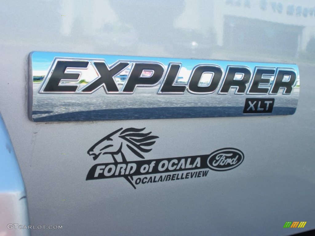 2008 Explorer XLT - Silver Birch Metallic / Black/Stone photo #9