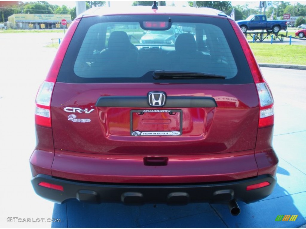 2009 CR-V LX - Tango Red Pearl / Gray photo #4