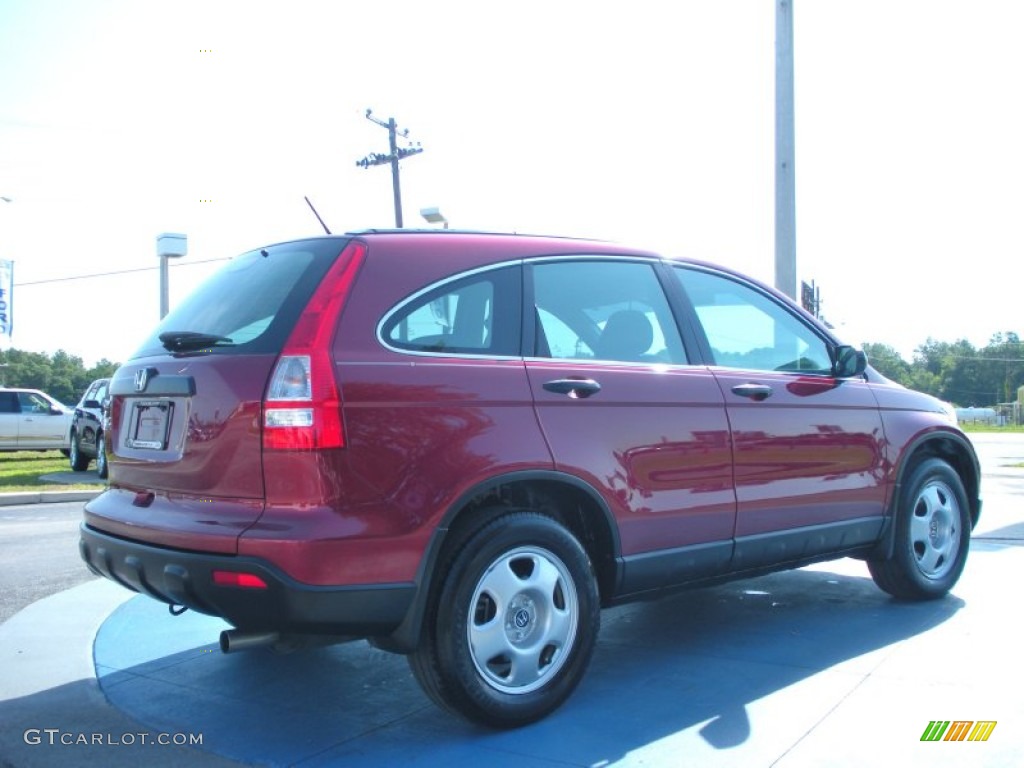 2009 CR-V LX - Tango Red Pearl / Gray photo #5