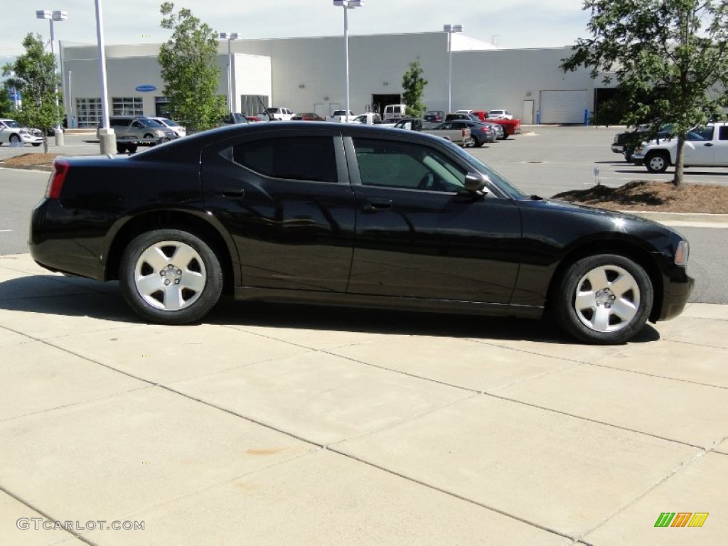 Brilliant Black Crystal Pearl 2008 Dodge Charger SE Exterior Photo #50935572