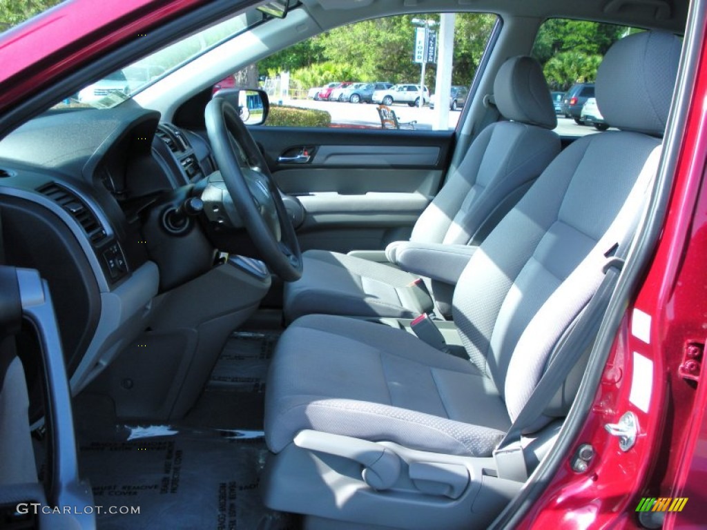 2009 CR-V LX - Tango Red Pearl / Gray photo #11
