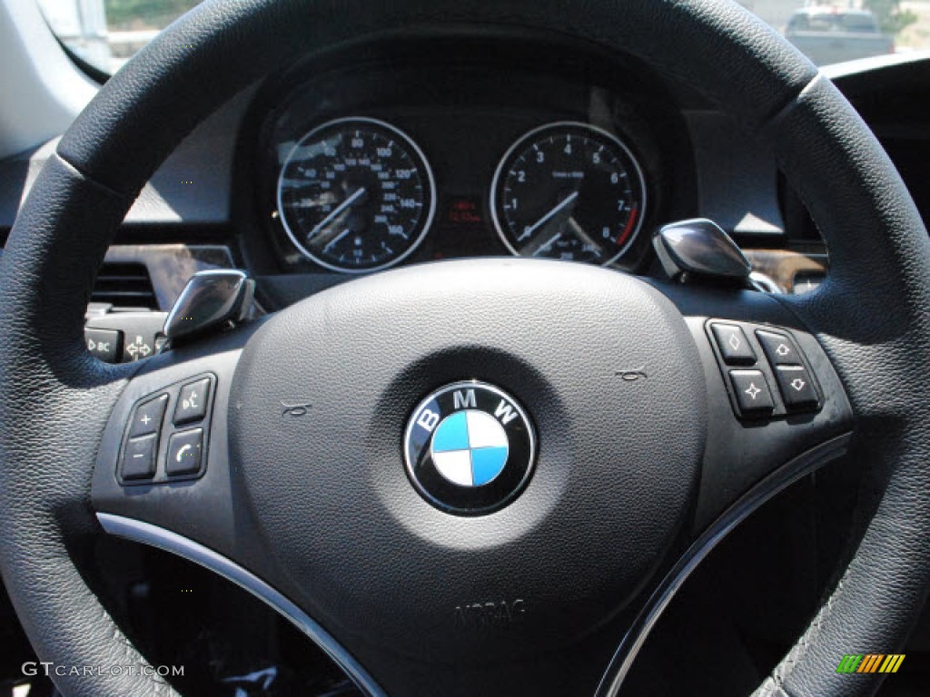 2008 3 Series 328i Coupe - Jet Black / Black photo #17