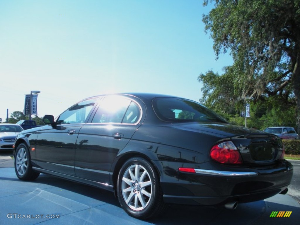 2002 S-Type 3.0 - Black / Charcoal photo #3
