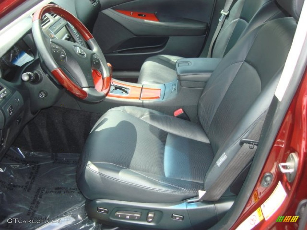 Black Interior 2008 Lexus ES 350 Photo #50936220