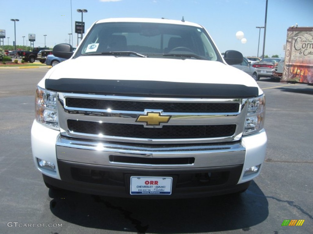 2011 Silverado 1500 LT Crew Cab 4x4 - Summit White / Ebony photo #2