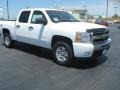 2011 Summit White Chevrolet Silverado 1500 LT Crew Cab 4x4  photo #3