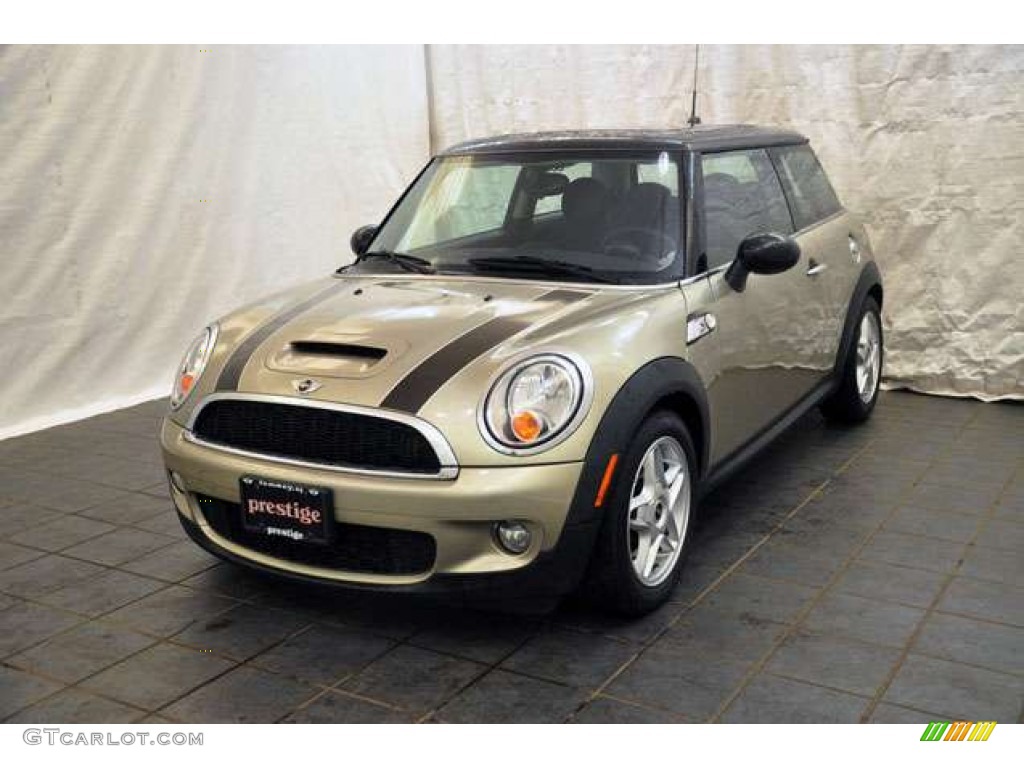 2008 Cooper S Hardtop - Sparkling Silver Metallic / Checkered Carbon Black/Black photo #1