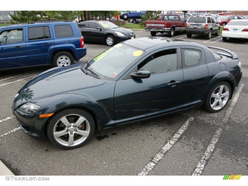 2004 RX-8 Sport - Nordic Green Mica / Black photo #1