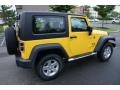 2008 Detonator Yellow Jeep Wrangler X 4x4  photo #4