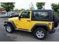 2008 Detonator Yellow Jeep Wrangler X 4x4  photo #6